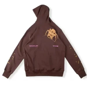 Sp5der Thug Hoodie Angel Brown