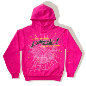 Sp5der Young Thug Pink Punk Hoodie