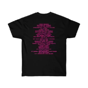 P*nk! Album Young Thug Black Sp5der T-shirt